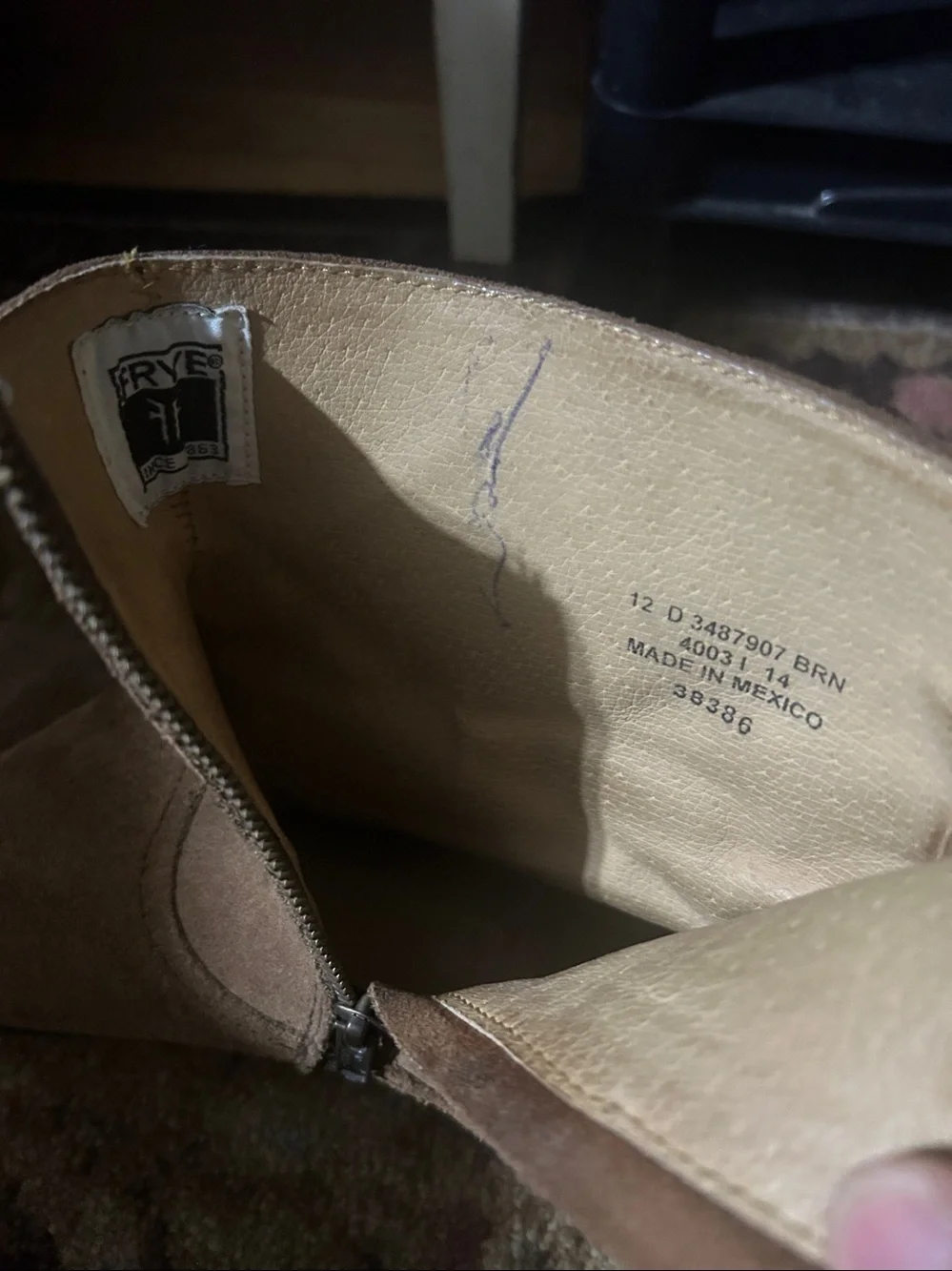 Men’s Frye Chelsea Boots Zip